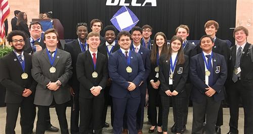 Dr. Gene Burton College & Career DECA students Qualify for DECA State Competition 